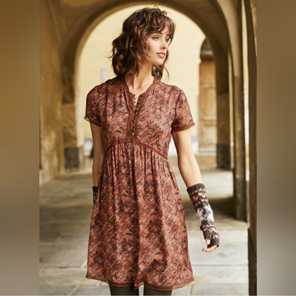 Peruvian Connection Aberdeen Mini Dress Lightweight Size 12